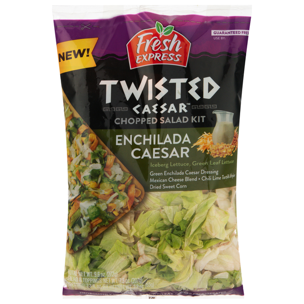 新品未開封★イオンセラー★交換カートリッジ★3本セット Fresh Express Salad Kit, Chopped, Enchilada Caesar Same-Day