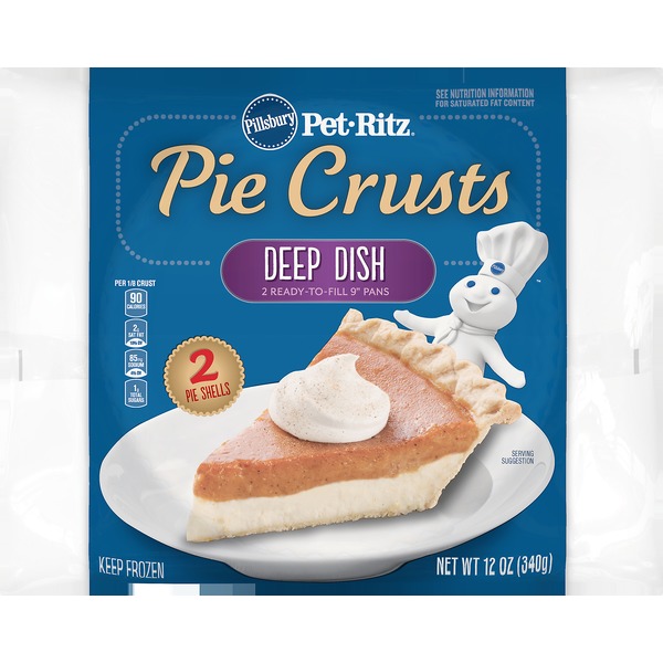 Pillsbury Pie Crusts, Deep Dish (2 each) from Walmart Instacart