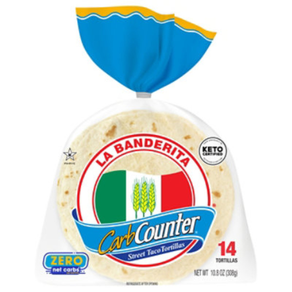 La Banderita Carb Counter Street Taco 4.5" Tortillas, Keto Certified