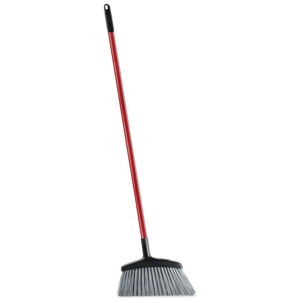 Libman 15 In. High Power Rough Surface Angle Broom With Steel Handle