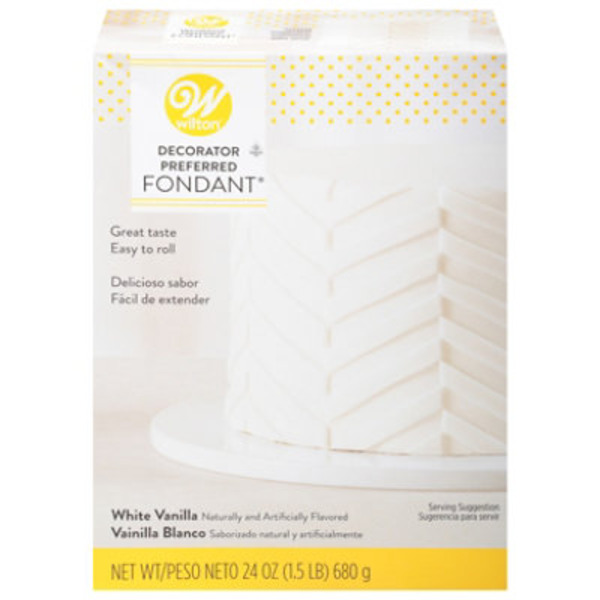 Wilton Decorator Preferred White Fondant, 24 oz. Fondant Icing