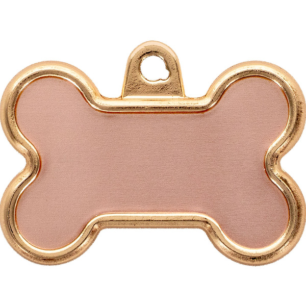 Tagworks Pet ID Tag, Large - Rose & Gold