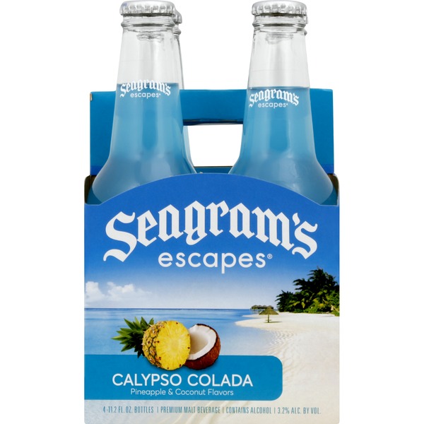 Seagram's Malt Beverage, Premium, Calypso Colada (11 fl oz) Instacart