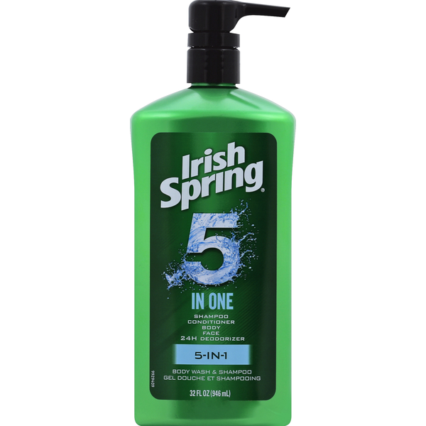 Irish Spring Body Wash & Shampoo, 5in1 (32 oz) Instacart