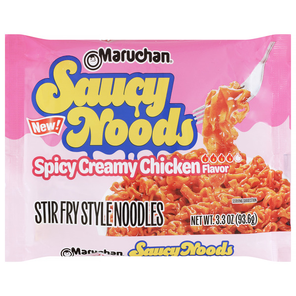 Maruchan Saucy Noods Maruchan, Saucy Noods, Ramen Noodles, Spicy Maruchan Saucy Noods Maruchan, Saucy Noods, Ramen Noodles, Spicy
