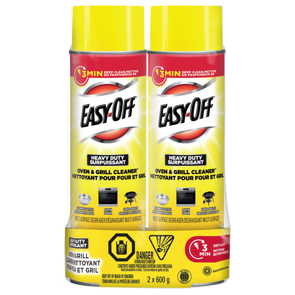 EASY-OFF Heavy Duty Oven Cleaner, 2 x 600 g