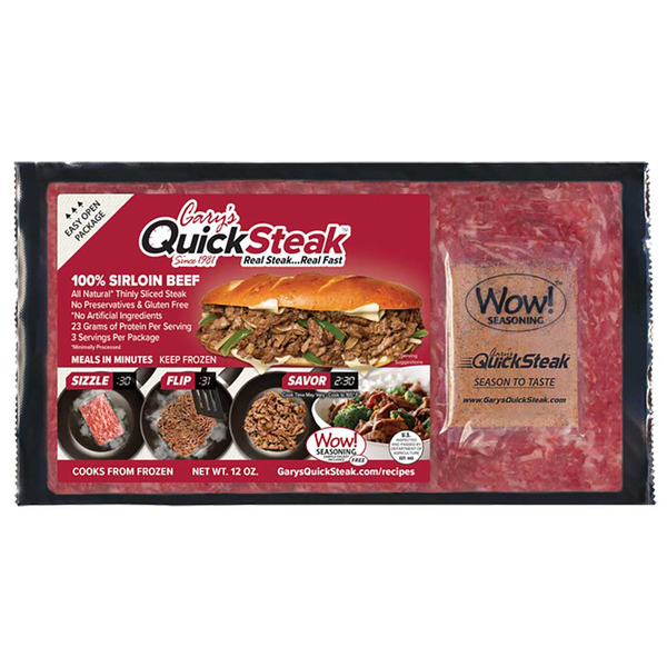 Gary's QuickSteak 100% Sirloin Beef
