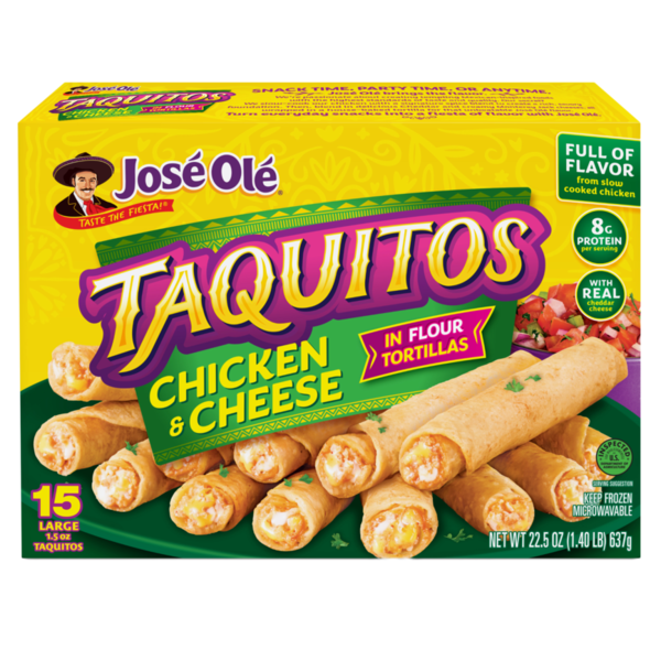 José Olé Chicken & Cheese Flour Tortillas Taquitos