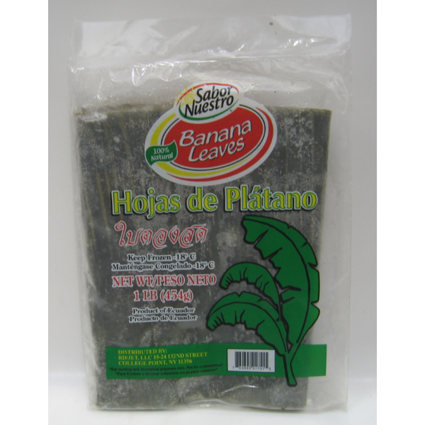 Sabor Nuestro - Frozen Banana Leaves - 16 oz