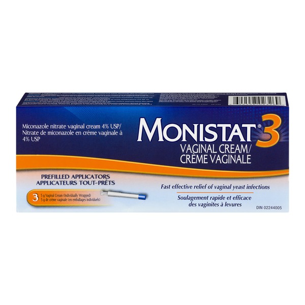 Monistat Prefilled Vaginal Cream (0.18 oz) Instacart