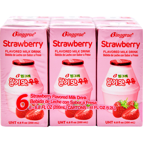 Binggrae Strawberry Flavored Milk Drink