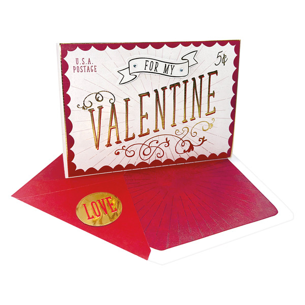 Pembrook Valentine's Day Card - For My Valentine Same-Day Delivery