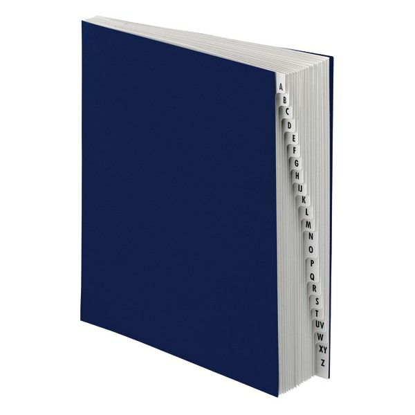 Pendaflex Black & Blue A-Z Index Letter Size Acrylic Coated Expandable Desk File