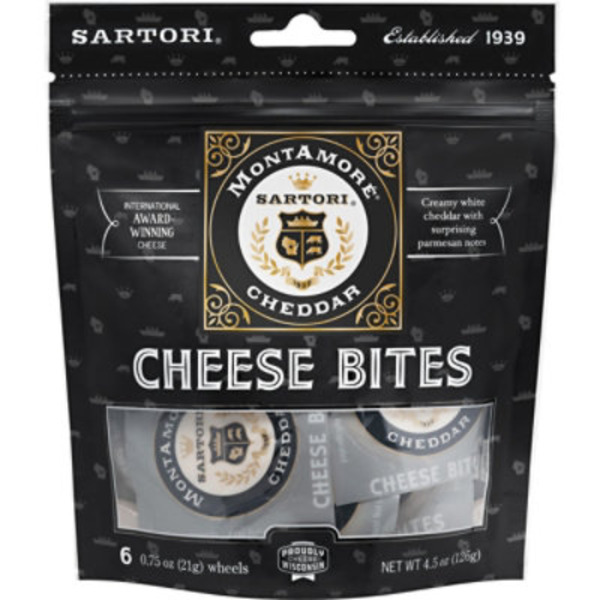 Sartori MontAmore Cheddar Cheese Bites