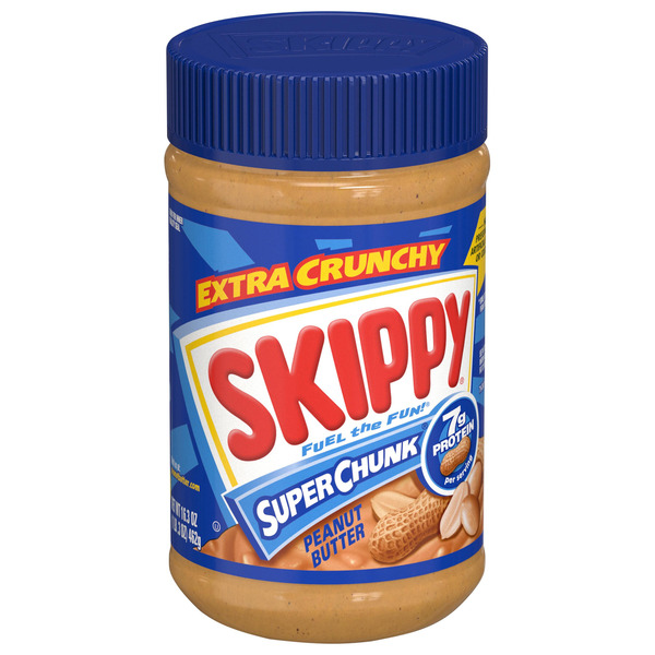 SKIPPY SUPER CHUNK Peanut Butter, 16.3 OZ