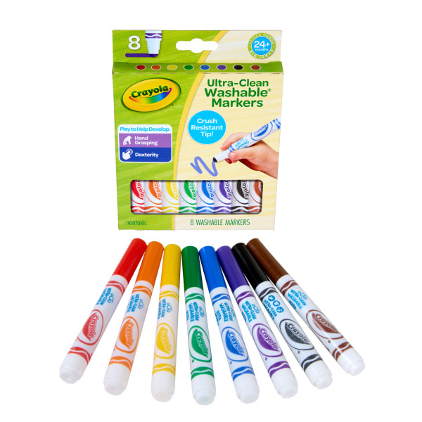 Crayola Toddlers' Preschoolers Gumball Tip Markers Stocking Stuffers Gifts