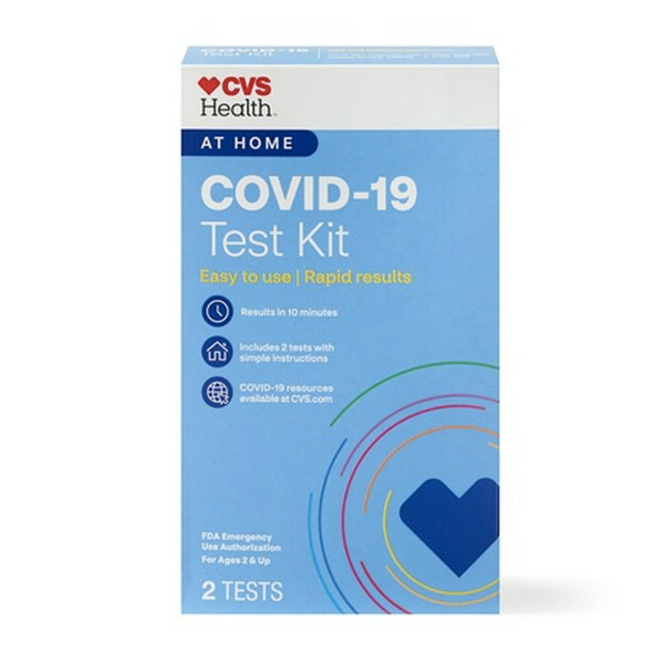 Cvs cvs health at home covid 19 test kit same day delivery instacart