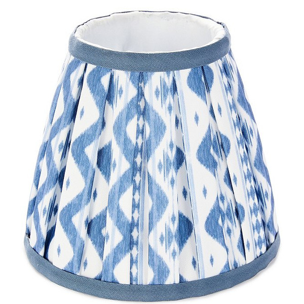 Southern Living Customizable Lamp Collection Small Ikat Pleated Empire Lamp Shade