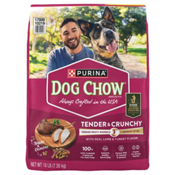 Purina Dog Chow Dog Chow Tender & Crunchy With Real Lamb & Turkey Flavor Adult Dry Dog Food