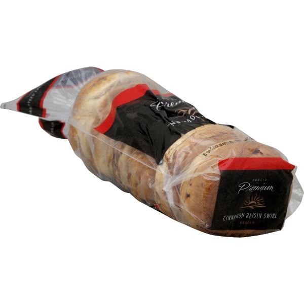 Publix Premium Bagels, Cinnamon Raisin Swirl (20 oz) from Publix