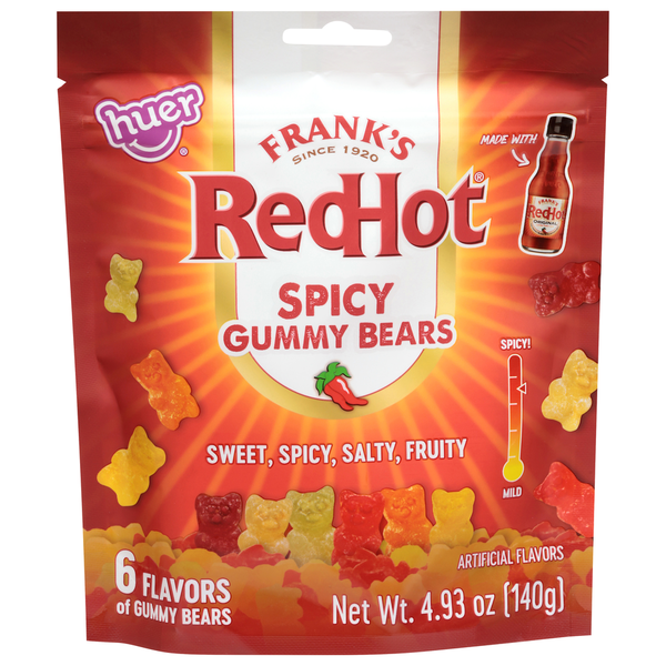 Huer Foods Inc. Spicy Frank's RedHot Gummy Bears