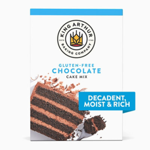 King Arthur Baking Company Gluten-Free Chocolate Cake Mix, Non-GMO Project Verified, Kosher, Non-Dairy