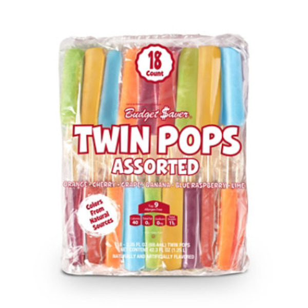 Budget Saver Assorted Twin Pops