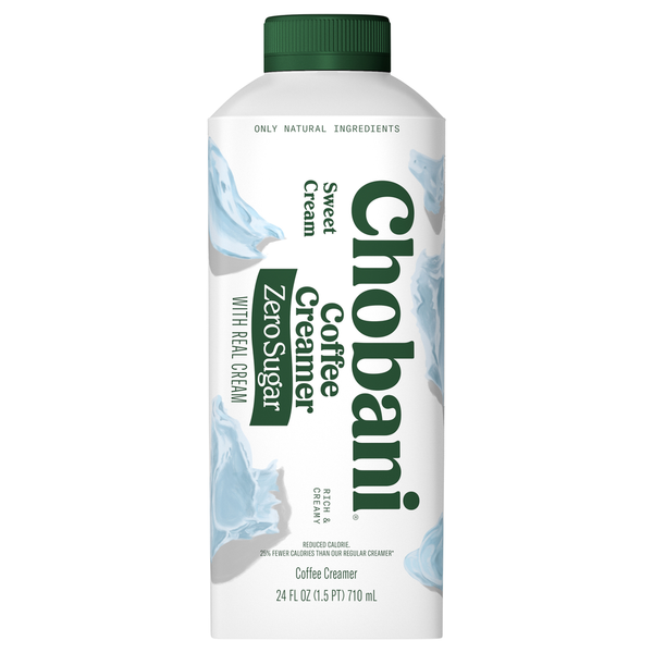 Chobani Zero Sugar Sweet Cream Coffee Creamer Same-Day Delivery or