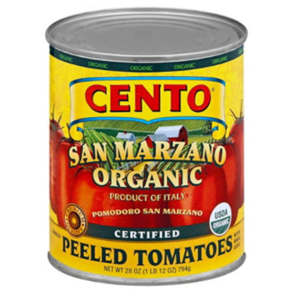 Cento Tomatoes, Organic, San Marzano, Whole Peeled