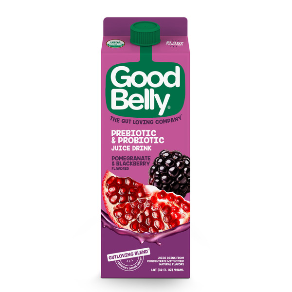 GoodBelly Pomegranate & Blackberry Prebiotic & Probiotic Juice