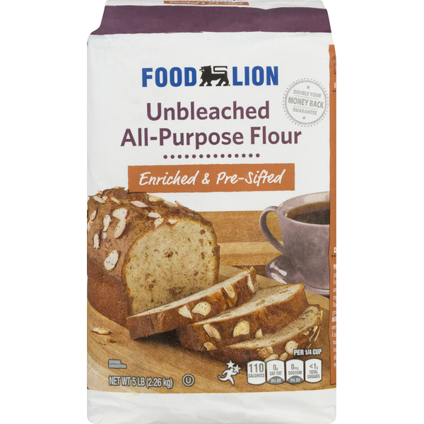 Food Lion AllPurpose Flour, Unbleached (5 lb) Instacart