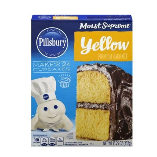Pillsbury - Yellow Cake Mix, 15.25 oz, 12 Ct