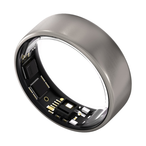 Ultrahuman Ring AIR with 2 Year Ultrahuman X Membership Bundle, Size 9 - Natural Titanium