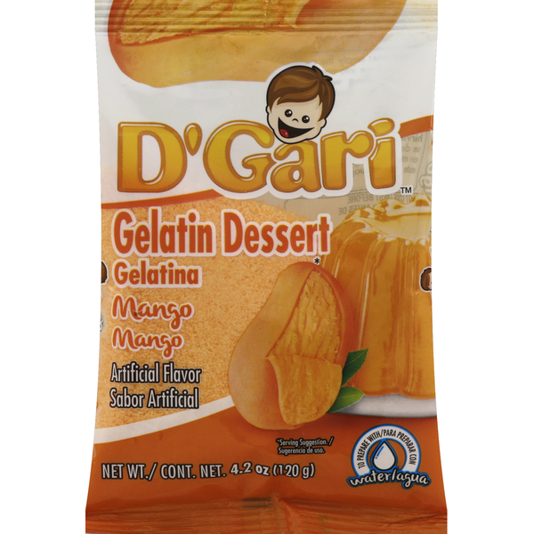 D'Gari Gelatin Dessert, Mango