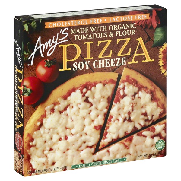 Amy's Lactose Free Soy Cheese Frozen Pizza from Rainbow Grocery Instacart