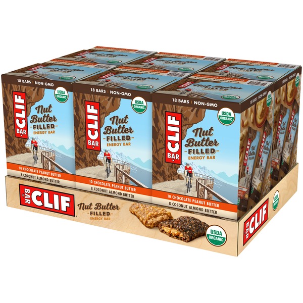 CLIF Bar Chocolate Peanut Butter/Coconut Almond Butter Nut Butter