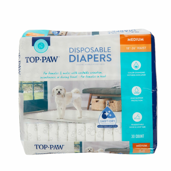 Top Paw Disposable Dog Diapers