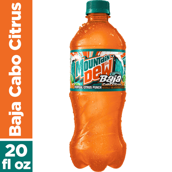Mountain Dew Baja Cabo Citrus Tropical Punch