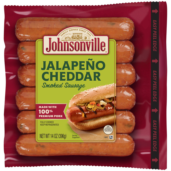 Johnsonville Jalapeno Cheddar Smoked Sausage Same-Day Delivery or