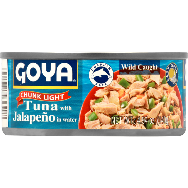 Goya Tuna, with Jalapeno in Water, Chunk Light