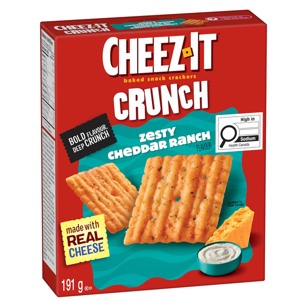 Cheez-It Cheddar Ranch Crunch Crackers Same-Day Delivery | Rexall