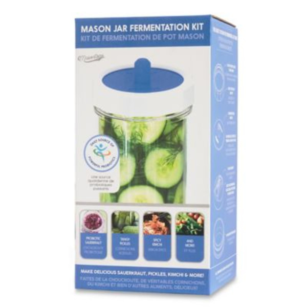 Masontops Mason Jar Fermenting Kit, Wide