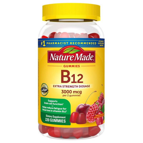 Nature Made Extra Strength B-12 Gummies, 220 Gummies