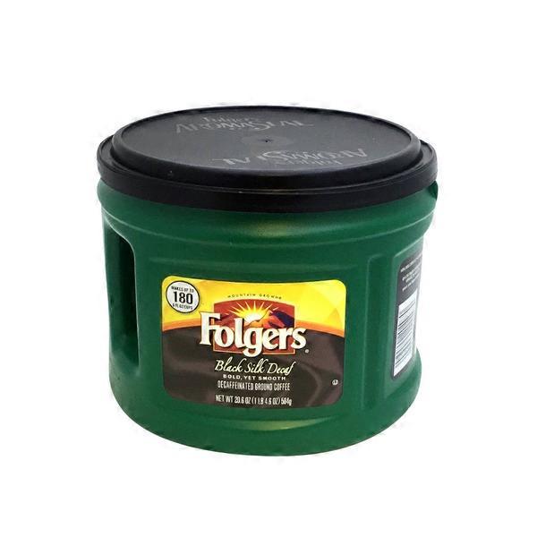 Folgers Coffee Ground Black Silk Decaf Folgers Coffee Ground Black Silk Decaf