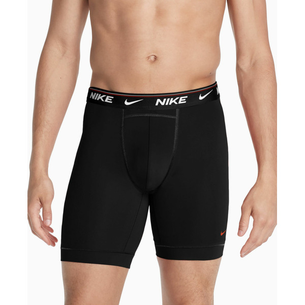 Nike Men's Dri-FIT Ultra Comfort Long Boxer Briefs, Medium - Black