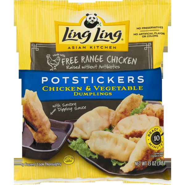 Ling Ling Potstickers Chicken & Vegetable Dumplings (13 oz) from Gus’s
