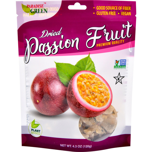 Paradise Green Dried Passion Fruit