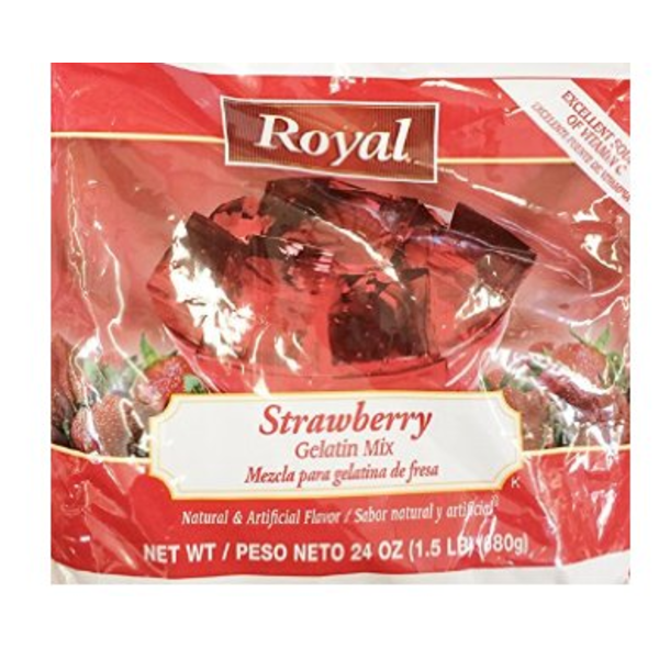 Royal - Strawberry Gelatin Mix - 24 oz