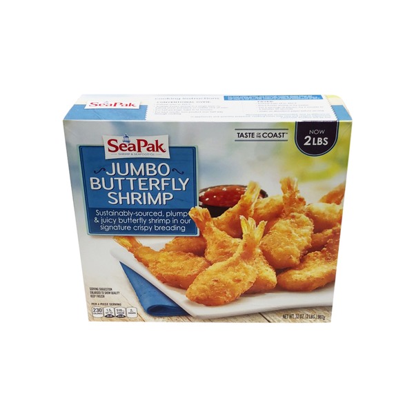 SeaPak Jumbo Butterfly Shrimp (32 oz) from Costco Instacart