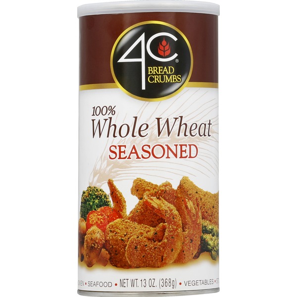 4C Bread Crumbs, 100 Whole Wheat, Seasoned (13 oz) Instacart